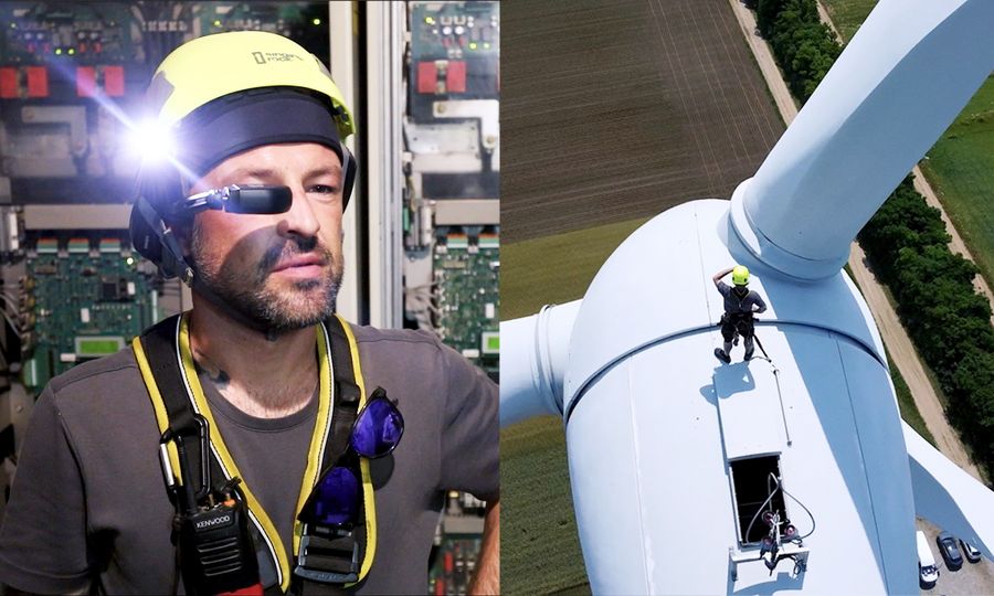 Nagarro SE Energie Burgenland - Smart Glass Inspection von Windrädern