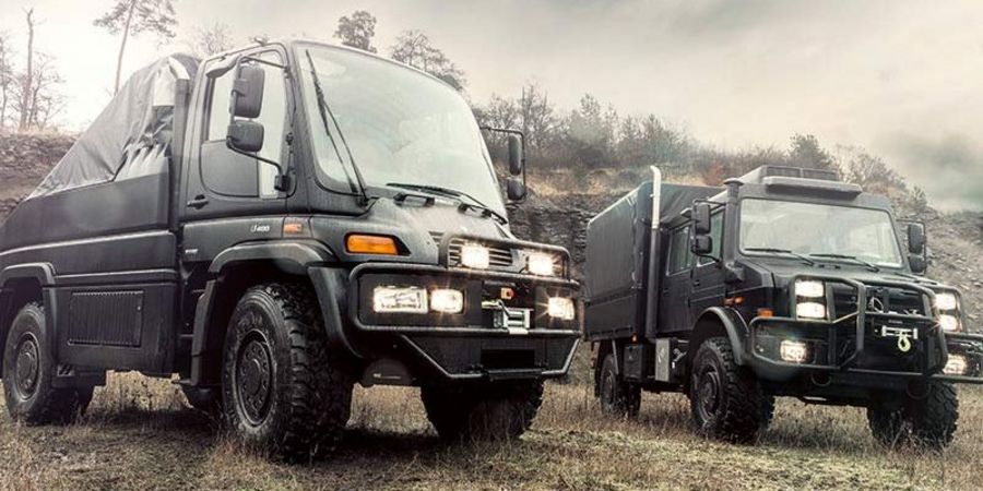 Standardlösungen sind für Hartmann keine Alternative: Unimogs werden zu robusten Jagd- und Outdoorfahrzeugen Standardlösungen sind für Hartmann keine Alternative: Unimogs werden zu robusten Jagd- und Outdoorfahrzeugen