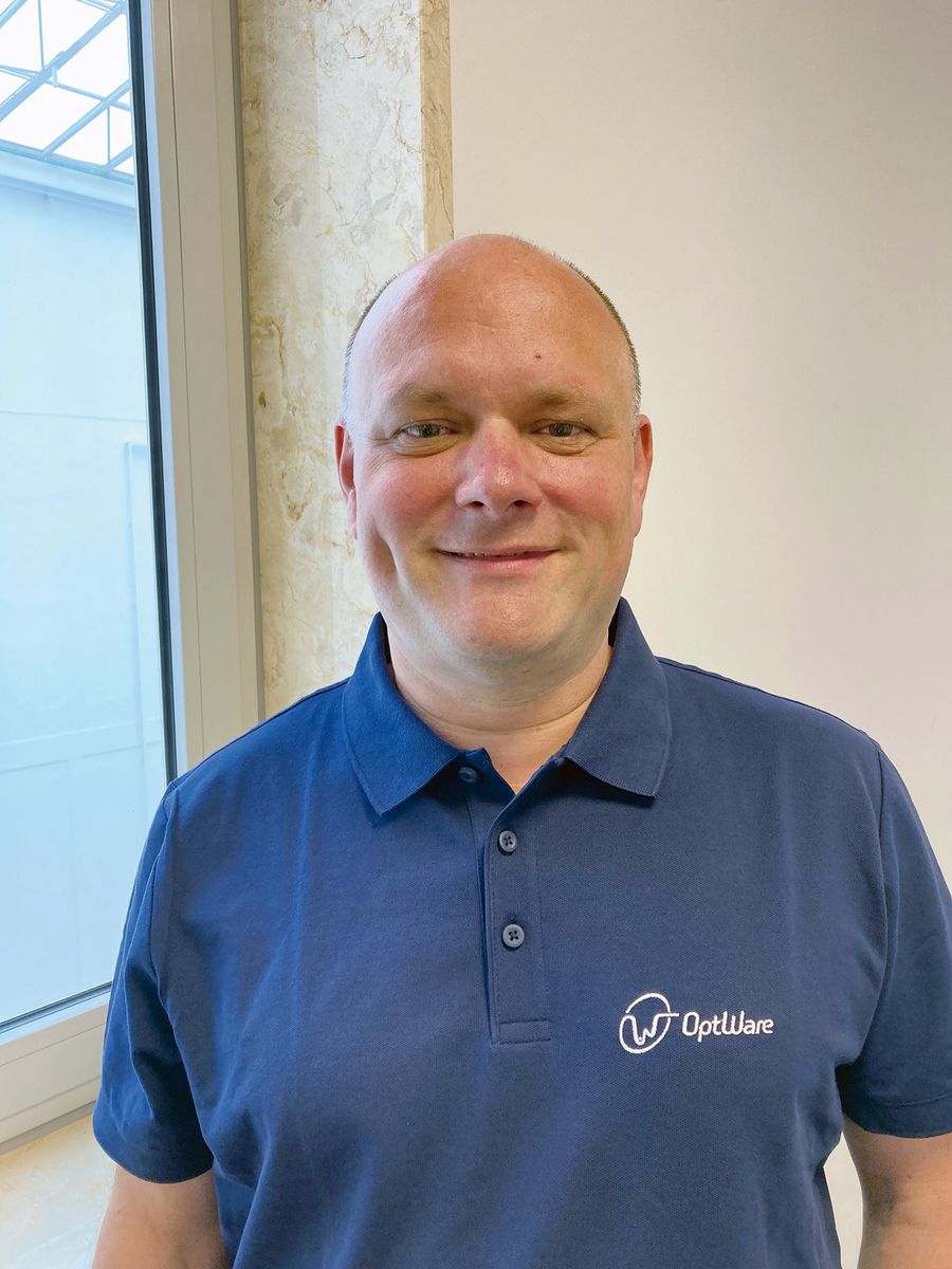 Tim Weckerle, Geschäftsführer der OptWare GmbH Tim Weckerle, Geschäftsführer der OptWare GmbH