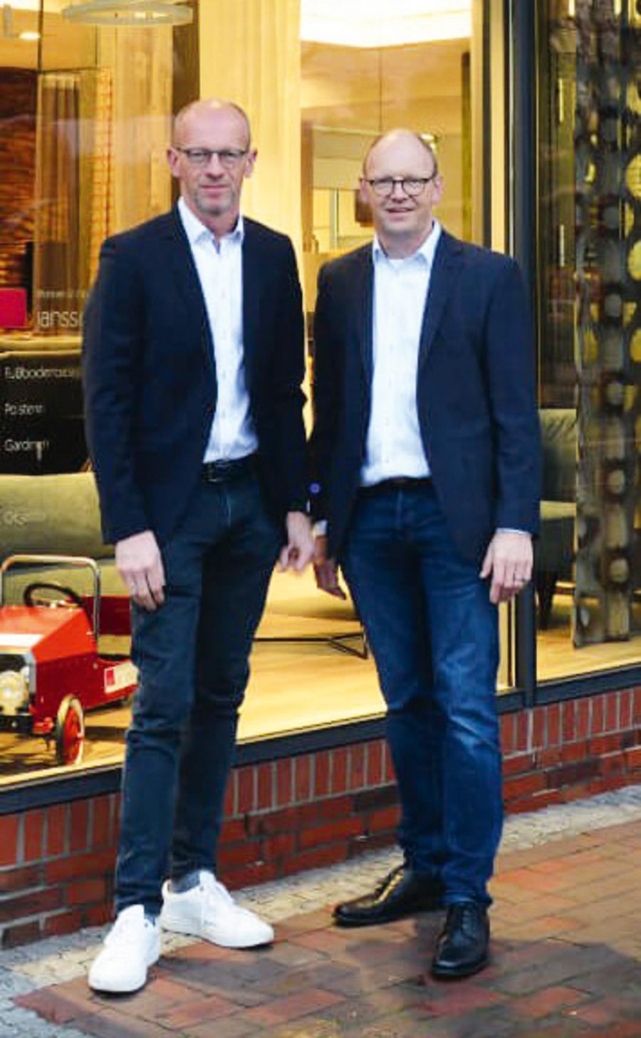 Ralf und Frank Janssen, Geschäftsführer der Raumausstatter Janssen GmbH & Co. KG Ralf und Frank Janssen, Geschäftsführer der Raumausstatter Janssen GmbH & Co. KG