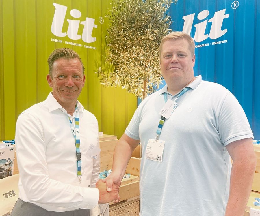 Frank Plinke, Geschäftsführer der Gübau Logistics GmbH und Claas Durach, Geschäftsführer der L.I.T Automotive Solutions GmbH Frank Plinke, Geschäftsführer der Gübau Logistics GmbH und Claas Durach, Geschäftsführer der L.I.T Automotive Solutions GmbH