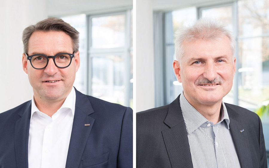 Dr. Ulrich Brahms und Karl-Heinz Kübler , Geschäftsführer der Gleason-Pfauter Maschinenfabrik GmbH Dr. Ulrich Brahms und Karl-Heinz Kübler , Geschäftsführer der Gleason-Pfauter Maschinenfabrik GmbH