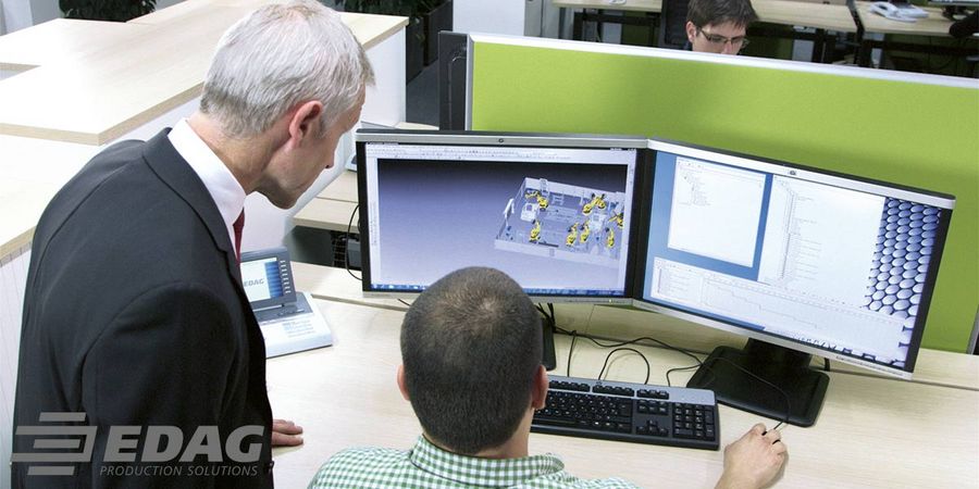 EDAG Konstruktion am Bildschirm EDAG Konstruktion am Bildschirm