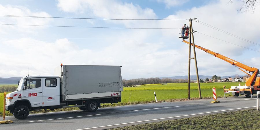 IMD Infrastruktur GmbH Mittelspannungsmast