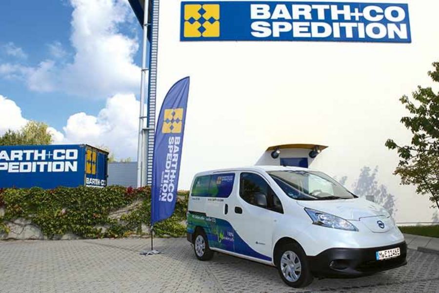 Im Nahverkehr setzt BARTH+CO seit 2015 Elektrofahrzeuge ein Im Nahverkehr setzt BARTH+CO seit 2015 Elektrofahrzeuge ein