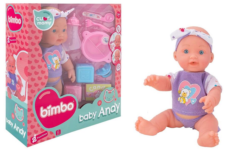 Globo S.p.a. Bimbo Puppen - Baby Andy Globo S.p.a. Bimbo Puppen - Baby Andy