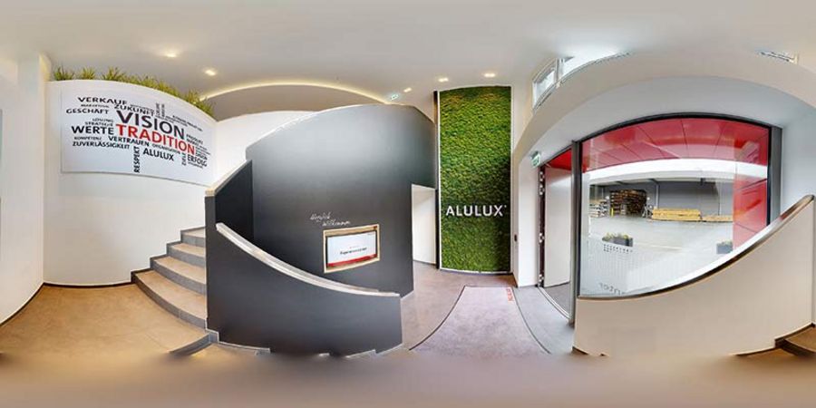 Der virtuelle 360-Grad-Rundgang von Alulux ist ein echtes Erlebnis