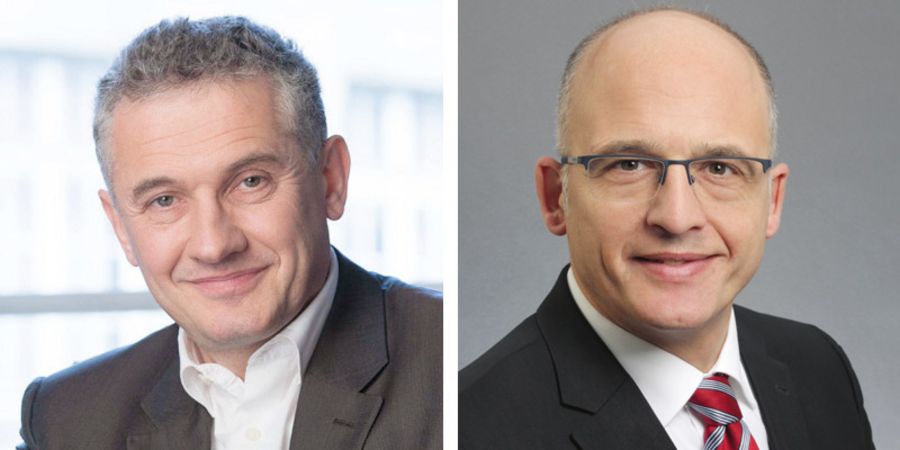 Bruno Grandjean, CEO und President, der Redex Group und Dr. Ullrich Speer, Vice President Sales & Marketing der Bühler Redex GmbH Bruno Grandjean, CEO und President, der Redex Group und Dr. Ullrich Speer, Vice President Sales & Marketing der Bühler Redex GmbH