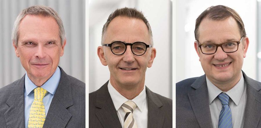 Dr. Max Reiners, Dr. Ingo Nösler und Thomas Genz Dr. Max Reiners, Dr. Ingo Nösler und Thomas Genz