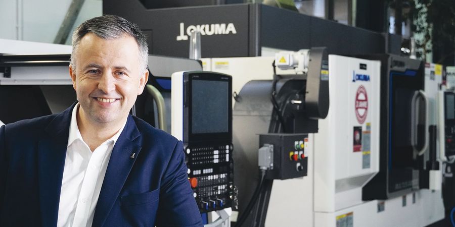 Ralf Christian Tränkle, Geschäftsführer (CSO) der OKUMA DEUTSCHLAND GmbH Ralf Christian Tränkle, Geschäftsführer (CSO) der OKUMA DEUTSCHLAND GmbH