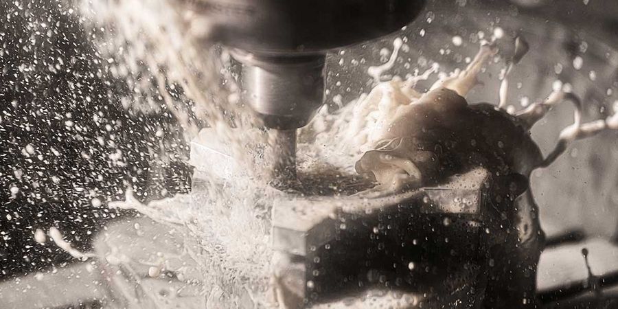 Präzisions-Entwicklung DENZ Fertigungs-GmbH Zerspanungsprozess hochgenaues Bauteil Luft- und Raumfahrt