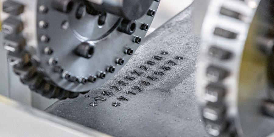 Soenen Technology nv. Spezialanlage zur VIN-Markierung Soenen Technology nv. Spezialanlage zur VIN-Markierung