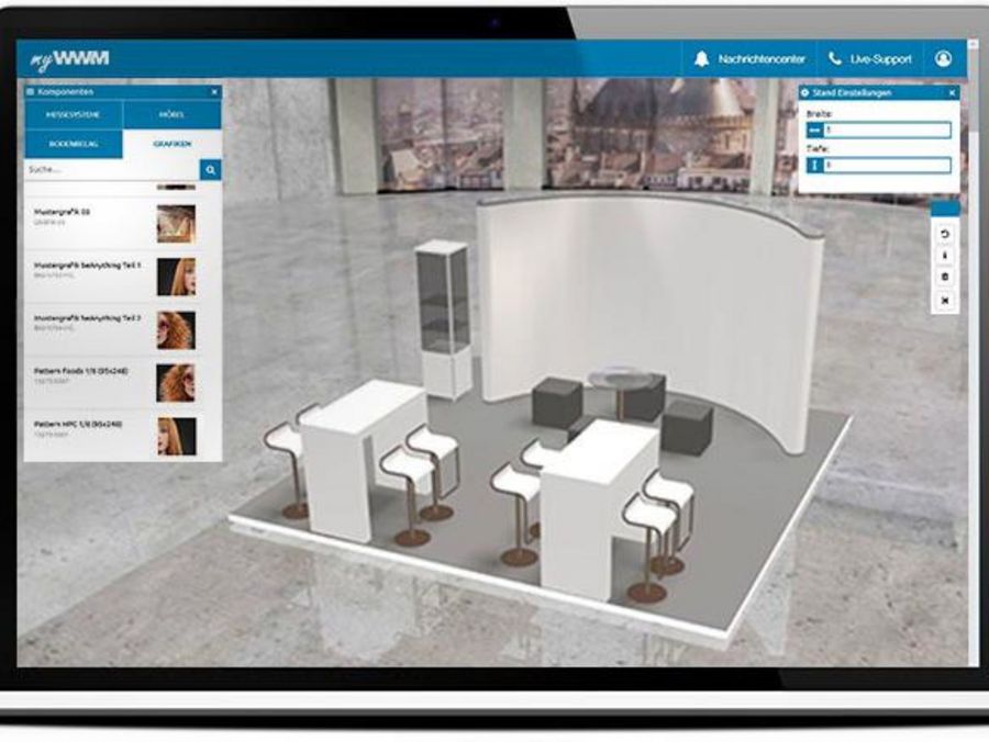 WWM Studio 3D Messestand WWM Studio 3D Messestand