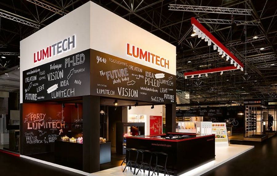 LUMITECH Produktion und Entwicklung GmbH Messestand auf der Düsseldorfer Euro-Shop LUMITECH Produktion und Entwicklung GmbH Messestand auf der Düsseldorfer Euro-Shop