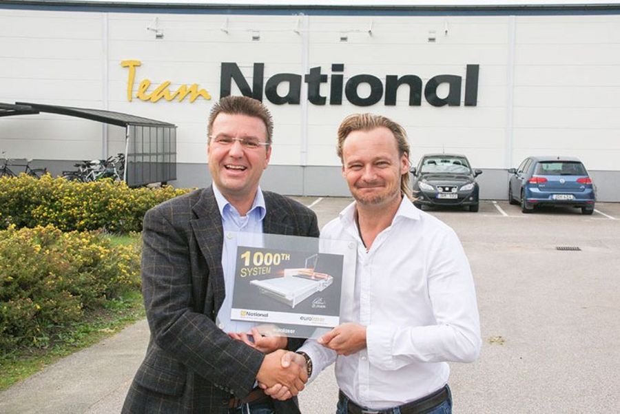 eurolaser GmbH Matthias Kluczinski mit Kunden eurolaser GmbH Matthias Kluczinski mit Kunden