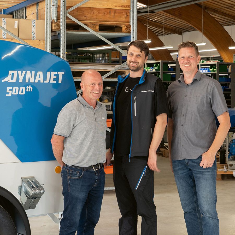 Das neue Management-Team: Carsten Hansen, Alex Sawinow und Torben Bech Das neue Management-Team: Carsten Hansen, Alex Sawinow und Torben Bech