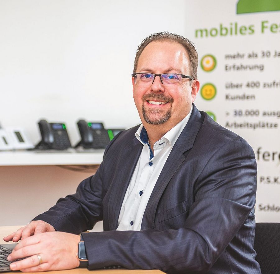 Johannes Marschner, Geschäftsführer der UNICOPE GmbH Johannes Marschner, Geschäftsführer der UNICOPE GmbH