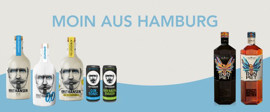 Schwarze und Schlichte GmbH & Co. KG Gin Knut Hansen und Rum Ron Piet Schwarze und Schlichte GmbH & Co. KG Gin Knut Hansen und Rum Ron Piet