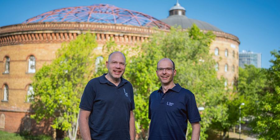 Carsten Birr, Geschäftsführer und Marius Richter, Geschäftsführer der Netz Leipzig GmbH Carsten Birr, Geschäftsführer und Marius Richter, Geschäftsführer der Netz Leipzig GmbH