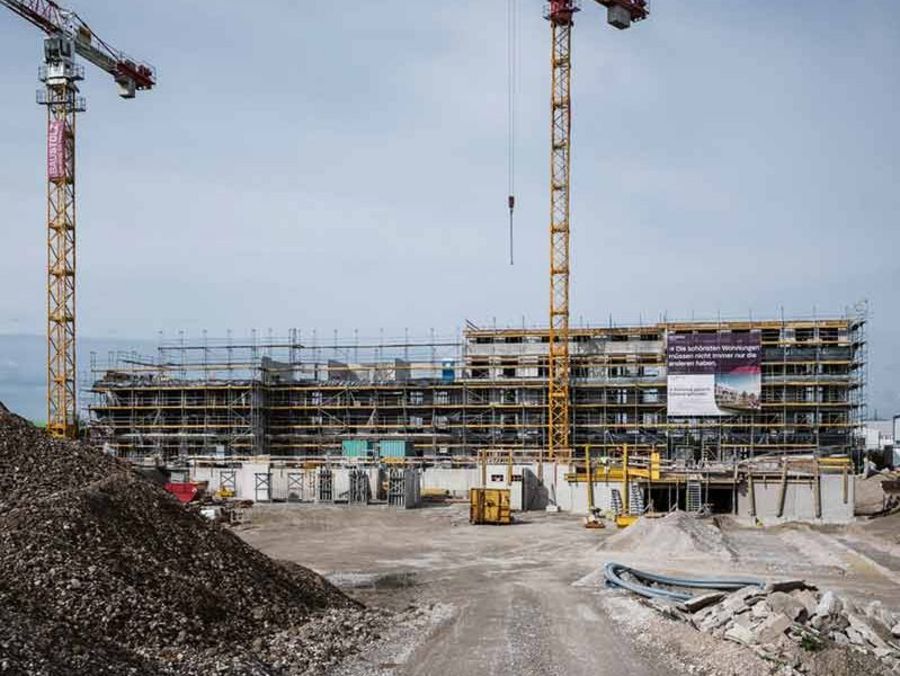 Dobler GmbH & Co. KG Bauunternehmung Hochbau Baustelle Wohnanlage Mering Dobler GmbH & Co. KG Bauunternehmung Hochbau Baustelle Wohnanlage Mering