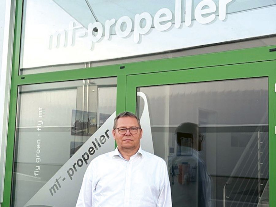 Eric Greindl, Vice President der MT-Propeller Entwicklung GmbH Eric Greindl, Vice President der MT-Propeller Entwicklung GmbH