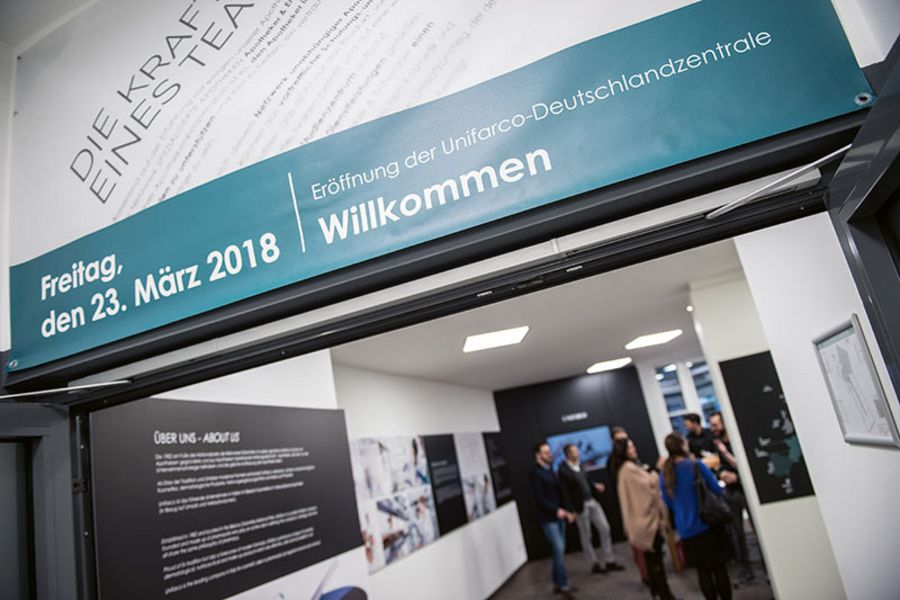 Unifarco eröffnet die deutsche Zentrale Unifarco eröffnet die deutsche Zentrale