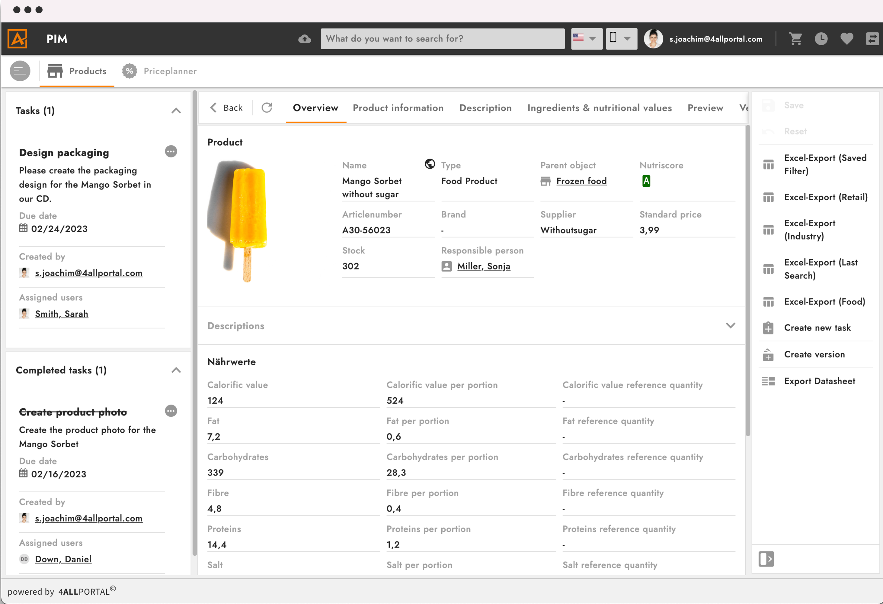 4ALLPORTAL - PIM Software -  Product Information Management
