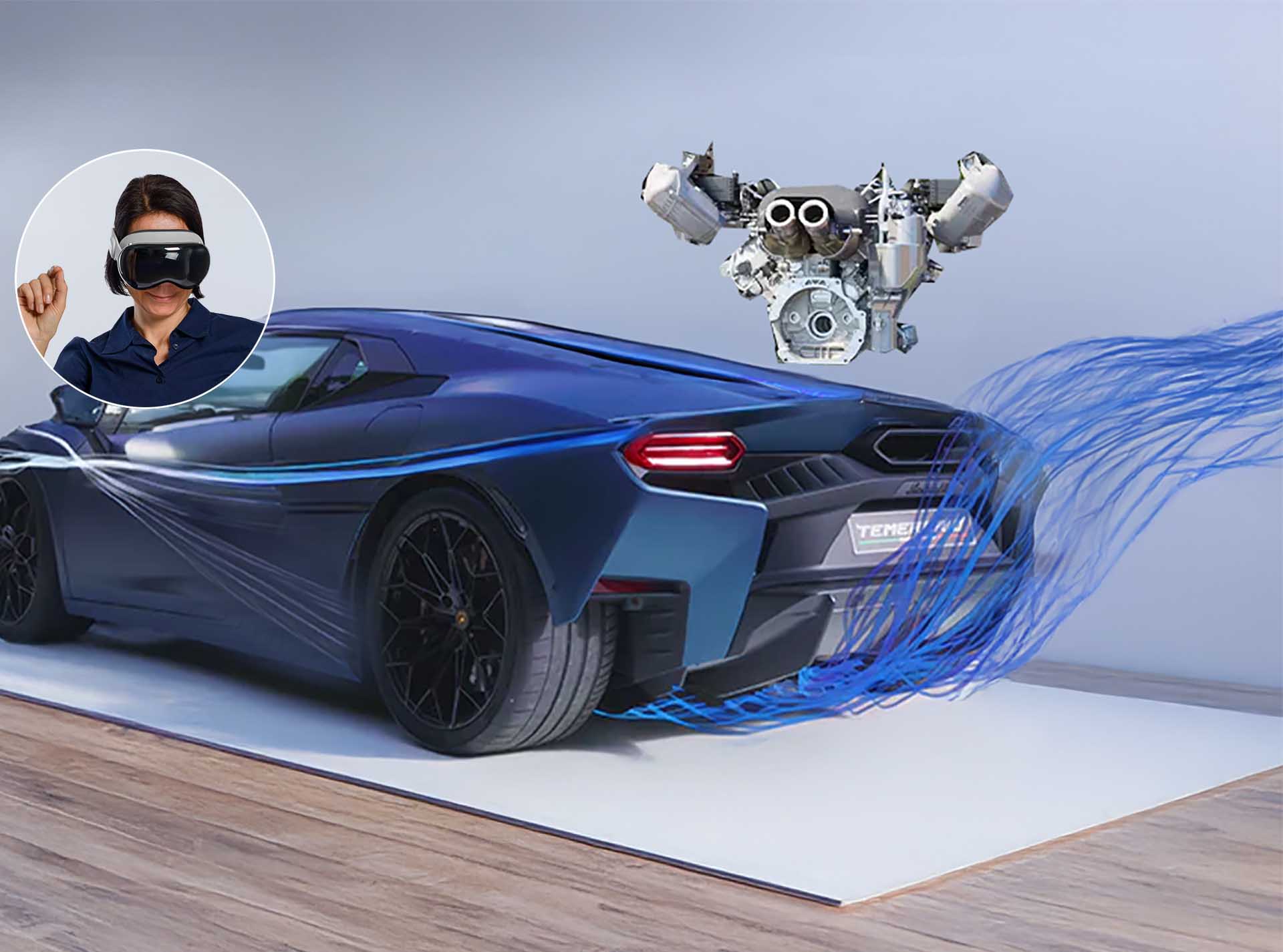 Lamborghini eröffnet neue Dimensionen des Produkterlebnisses mit der Apple Vision Pro