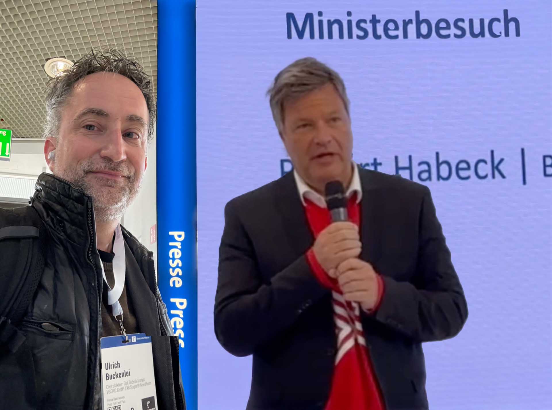 Innovationstour mit dem Bundeswirtschaftsminister auf der Hannover Messe 2025