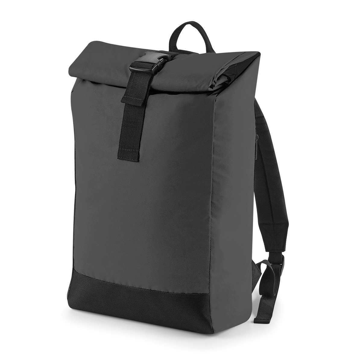 Reflektierender Roll-Top Rucksack von BagBase